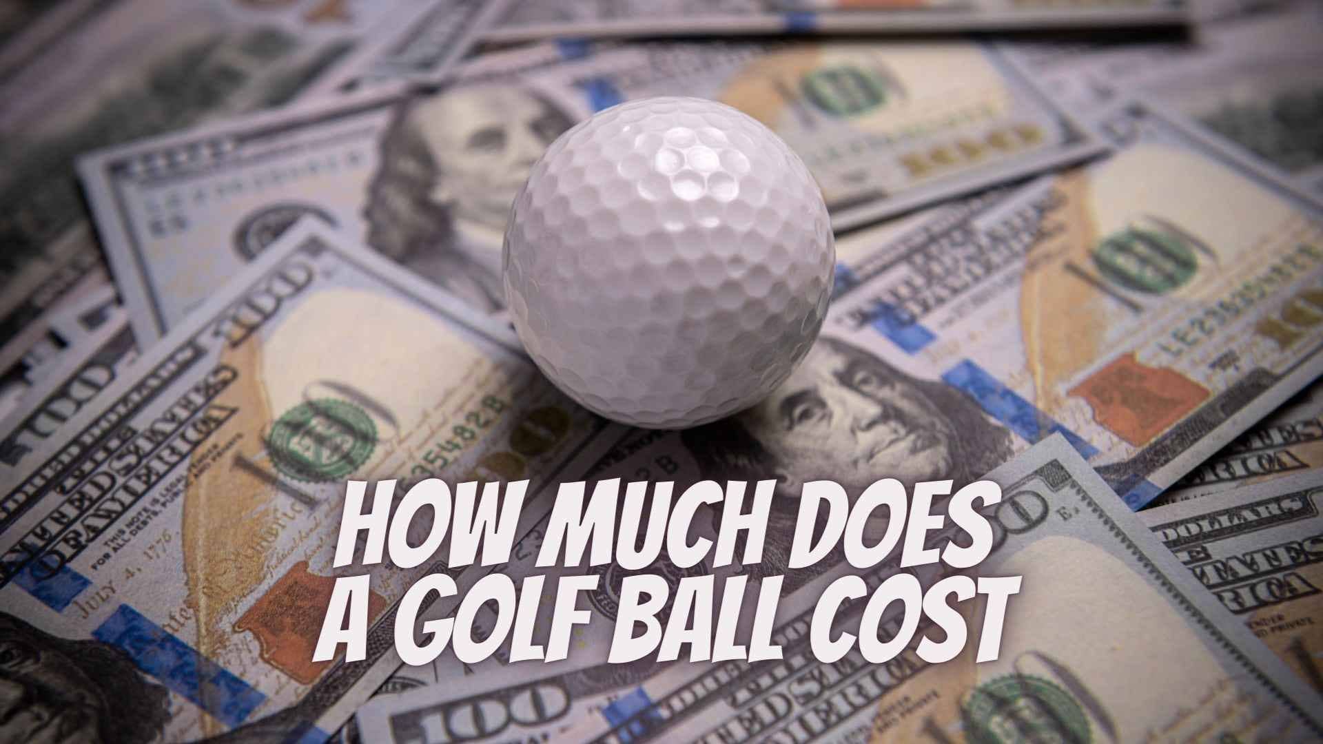 how much do golf balls cost