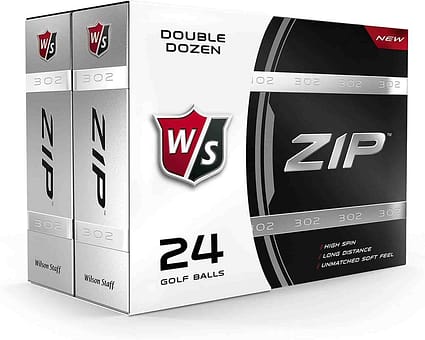 wilson zip golf balls